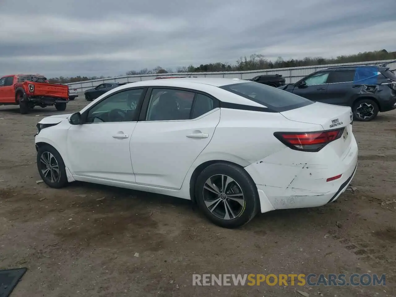 2 Photograph of a damaged car 3N1AB8CV9LY267140 NISSAN SENTRA 2020