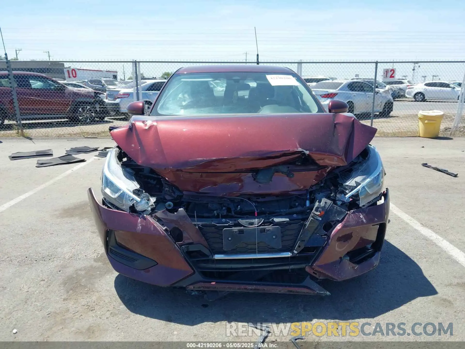 12 Photograph of a damaged car 3N1AB8CV9LY276758 NISSAN SENTRA 2020