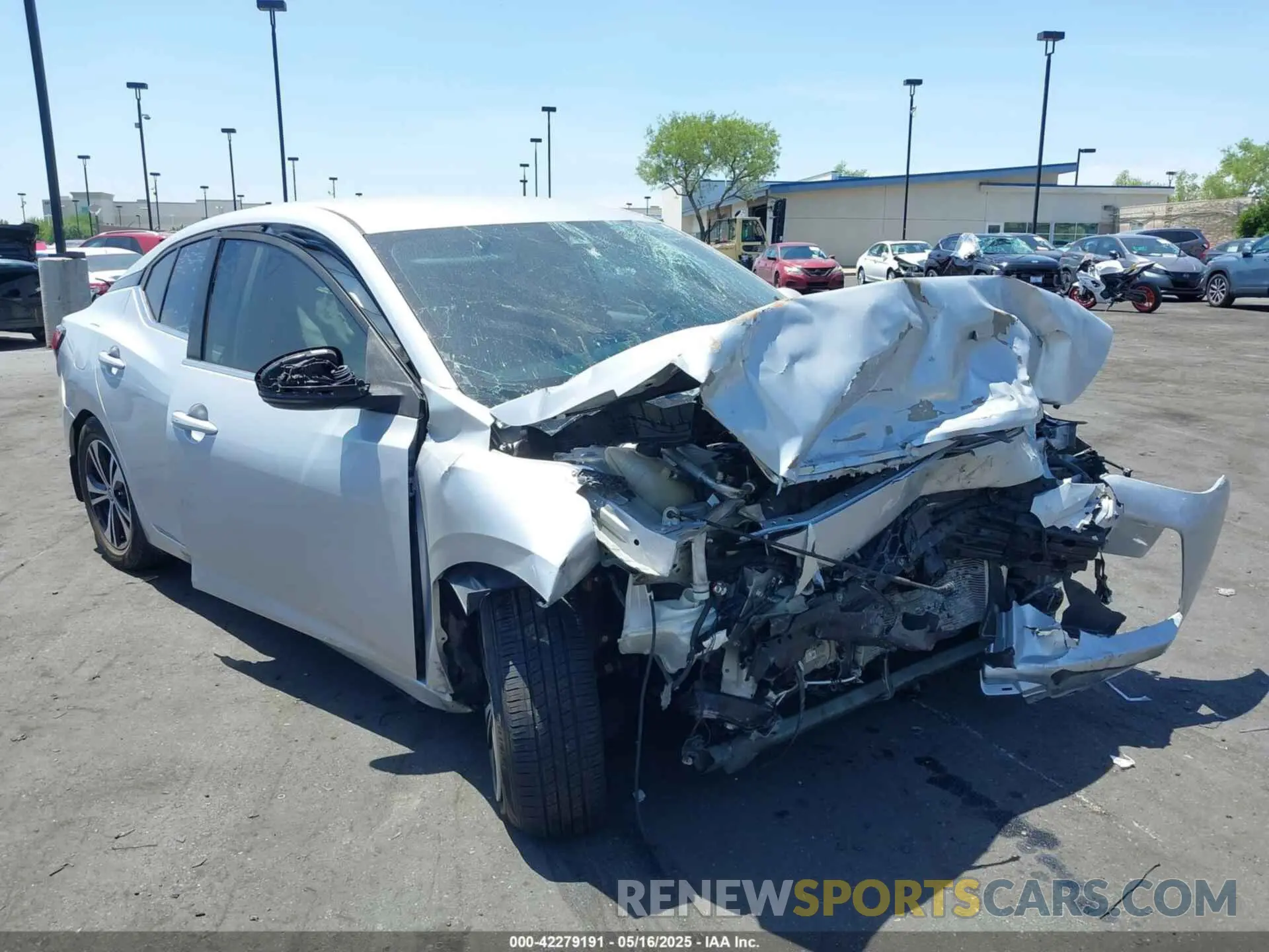 1 Photograph of a damaged car 3N1AB8CV9LY286528 NISSAN SENTRA 2020