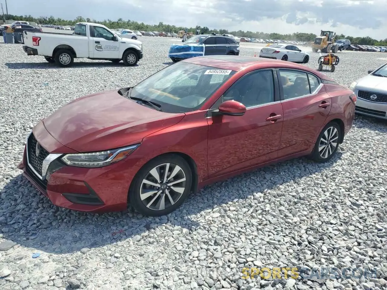 1 Photograph of a damaged car 3N1AB8CV9LY306499 NISSAN SENTRA 2020