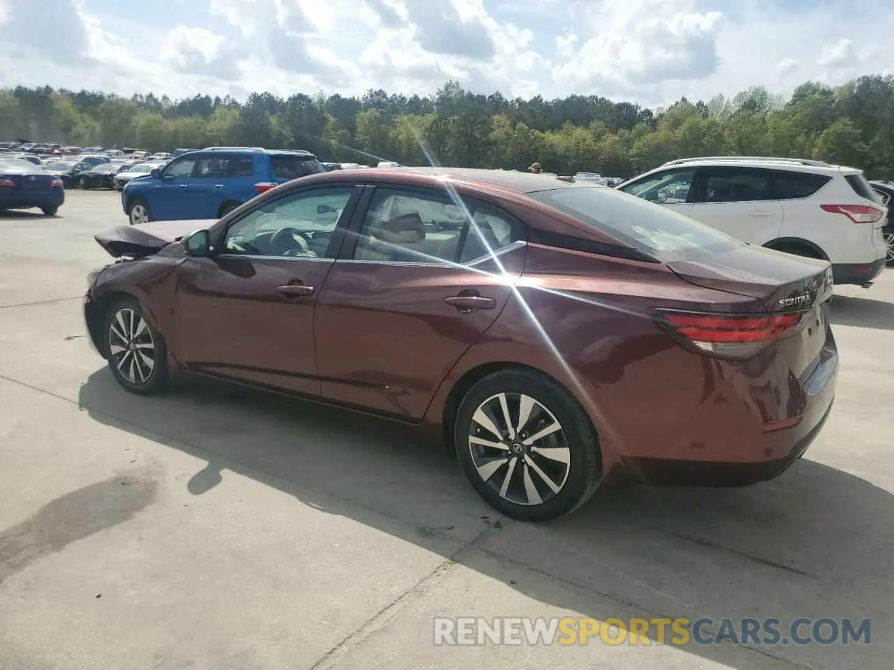 2 Photograph of a damaged car 3N1AB8CVXLY208503 NISSAN SENTRA 2020
