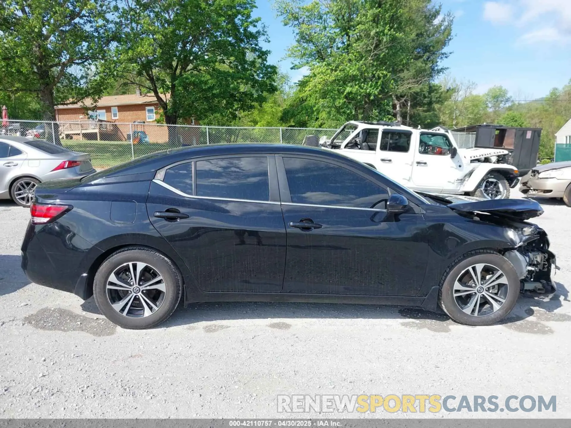14 Photograph of a damaged car 3N1AB8CVXLY221851 NISSAN SENTRA 2020