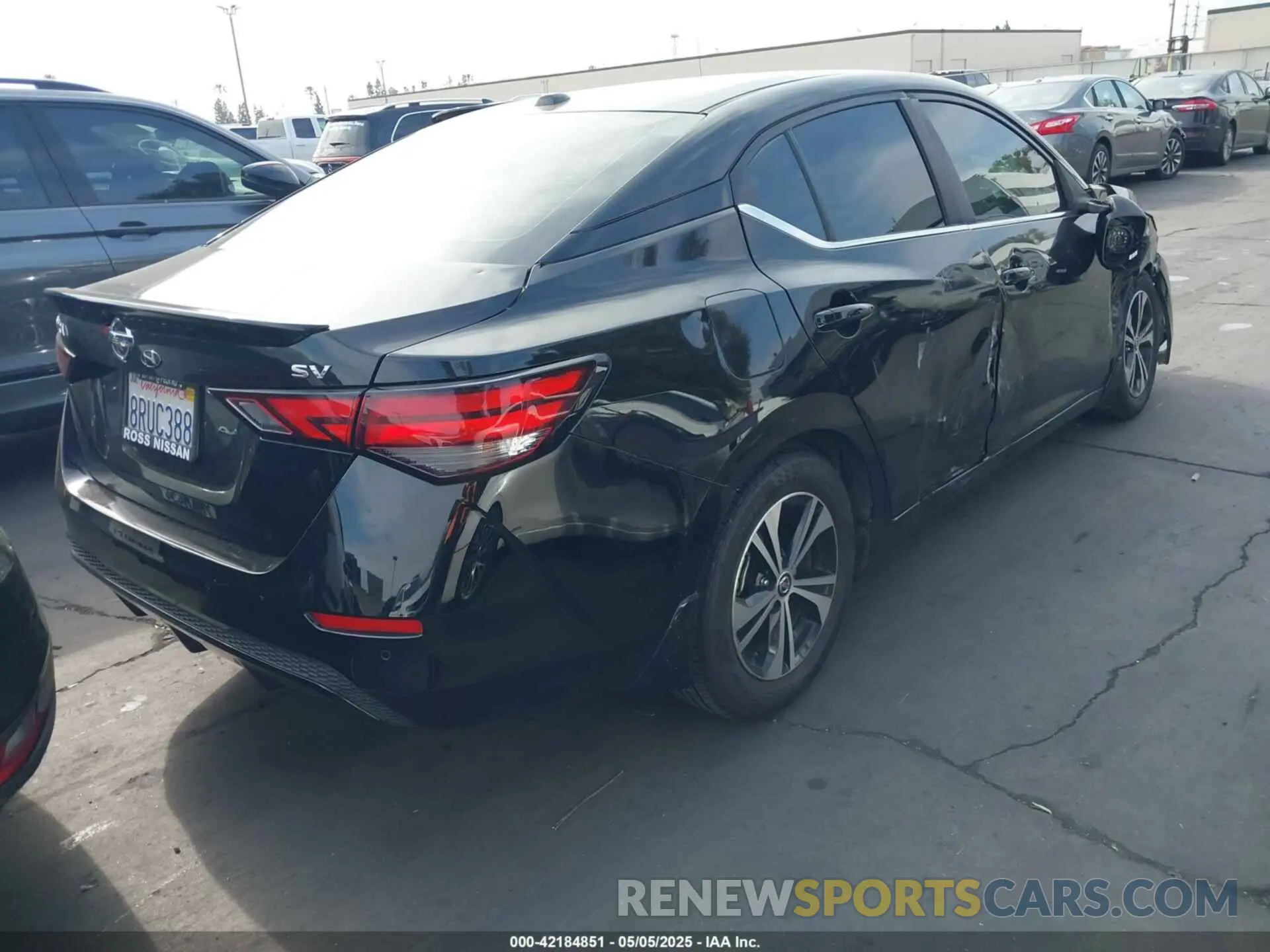 4 Photograph of a damaged car 3N1AB8CVXLY222787 NISSAN SENTRA 2020