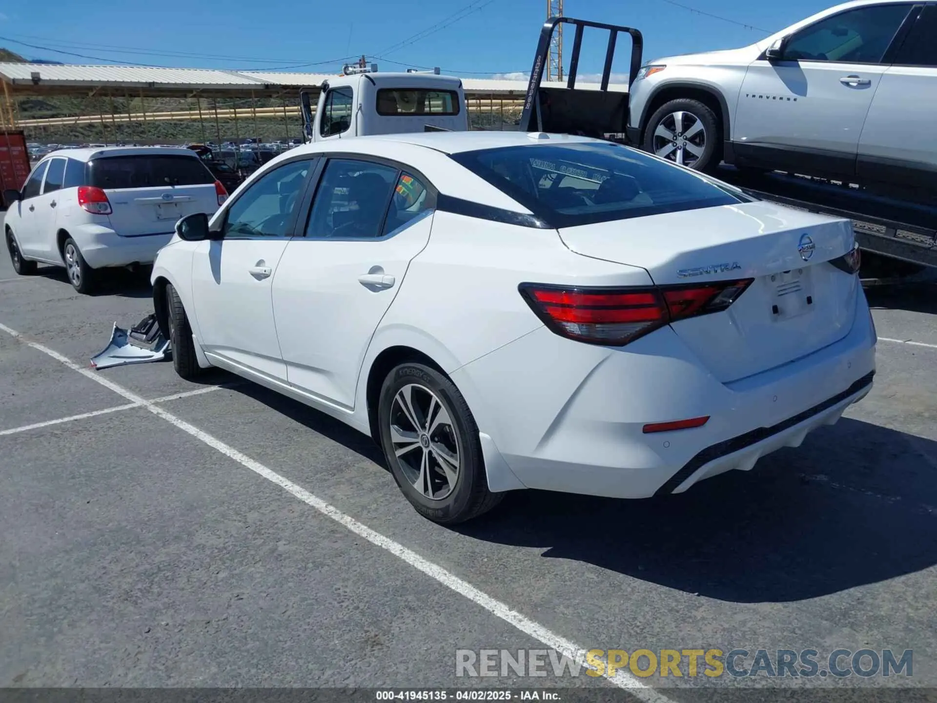 3 Photograph of a damaged car 3N1AB8CVXLY223714 NISSAN SENTRA 2020
