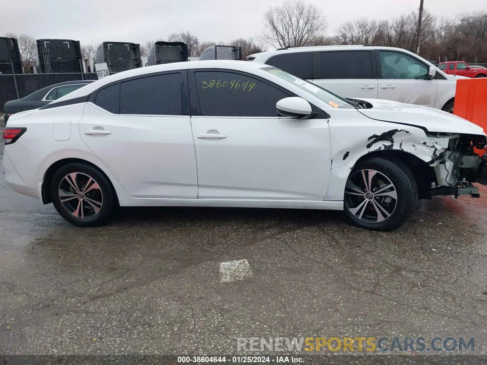 14 Photograph of a damaged car 3N1AB8CVXLY228721 NISSAN SENTRA 2020