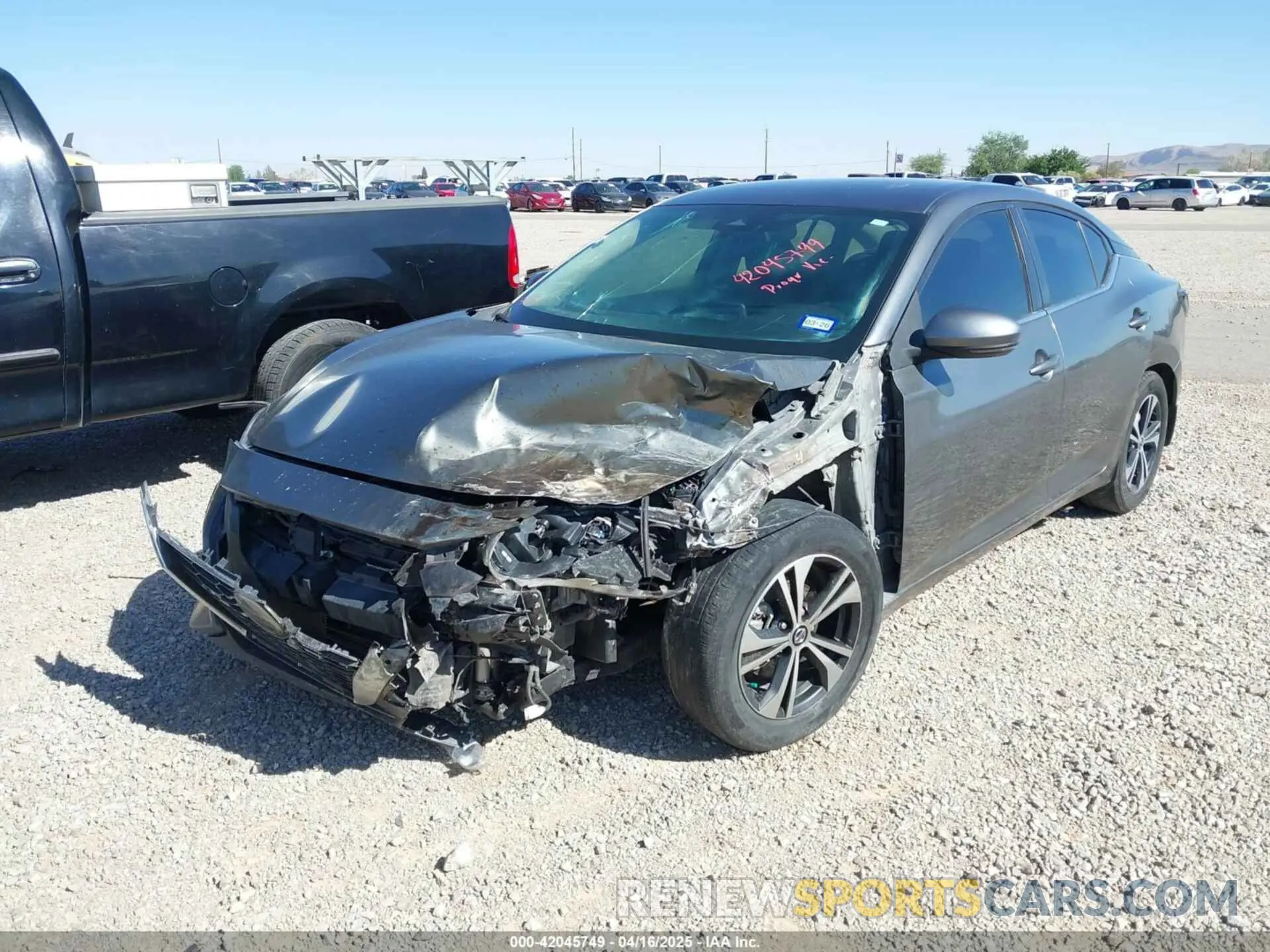 2 Photograph of a damaged car 3N1AB8CVXLY242991 NISSAN SENTRA 2020