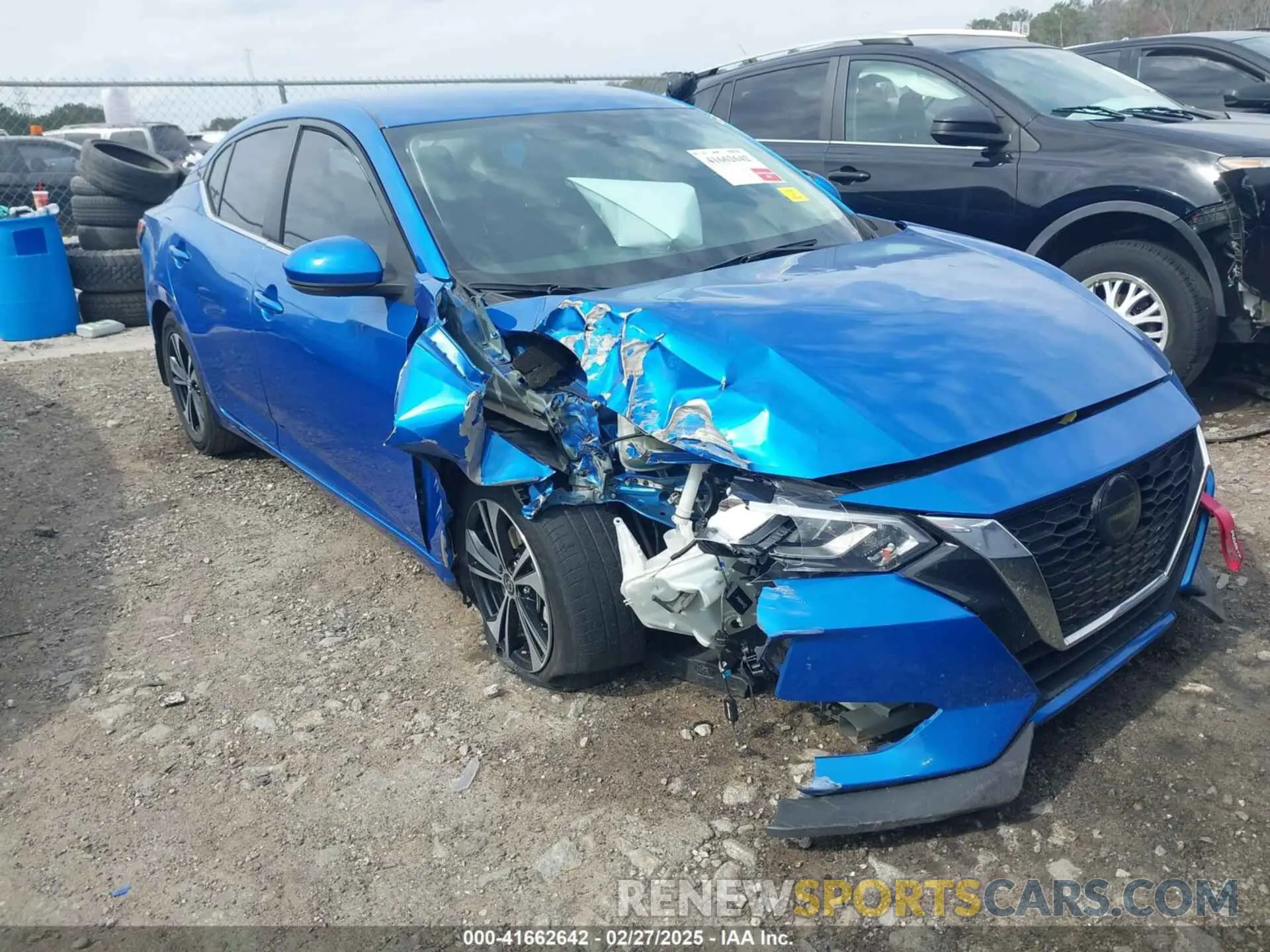 1 Фотография поврежденного автомобиля 3N1AB8CVXLY295948 NISSAN SENTRA 2020