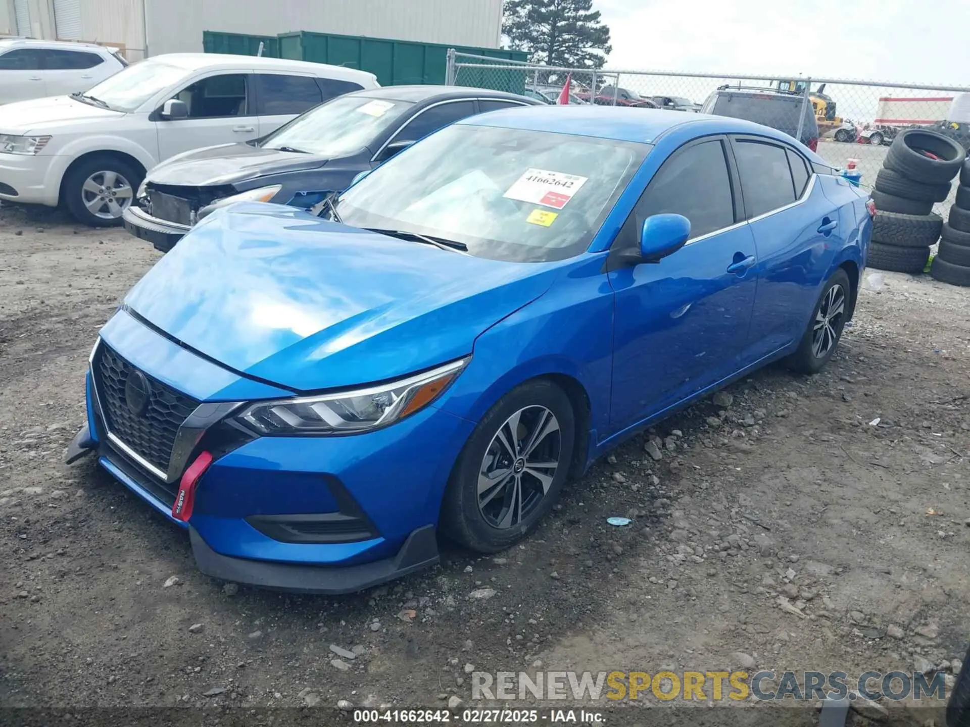 2 Фотография поврежденного автомобиля 3N1AB8CVXLY295948 NISSAN SENTRA 2020