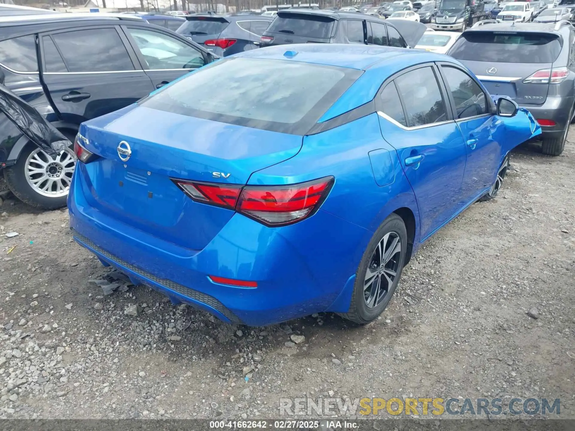 4 Фотография поврежденного автомобиля 3N1AB8CVXLY295948 NISSAN SENTRA 2020