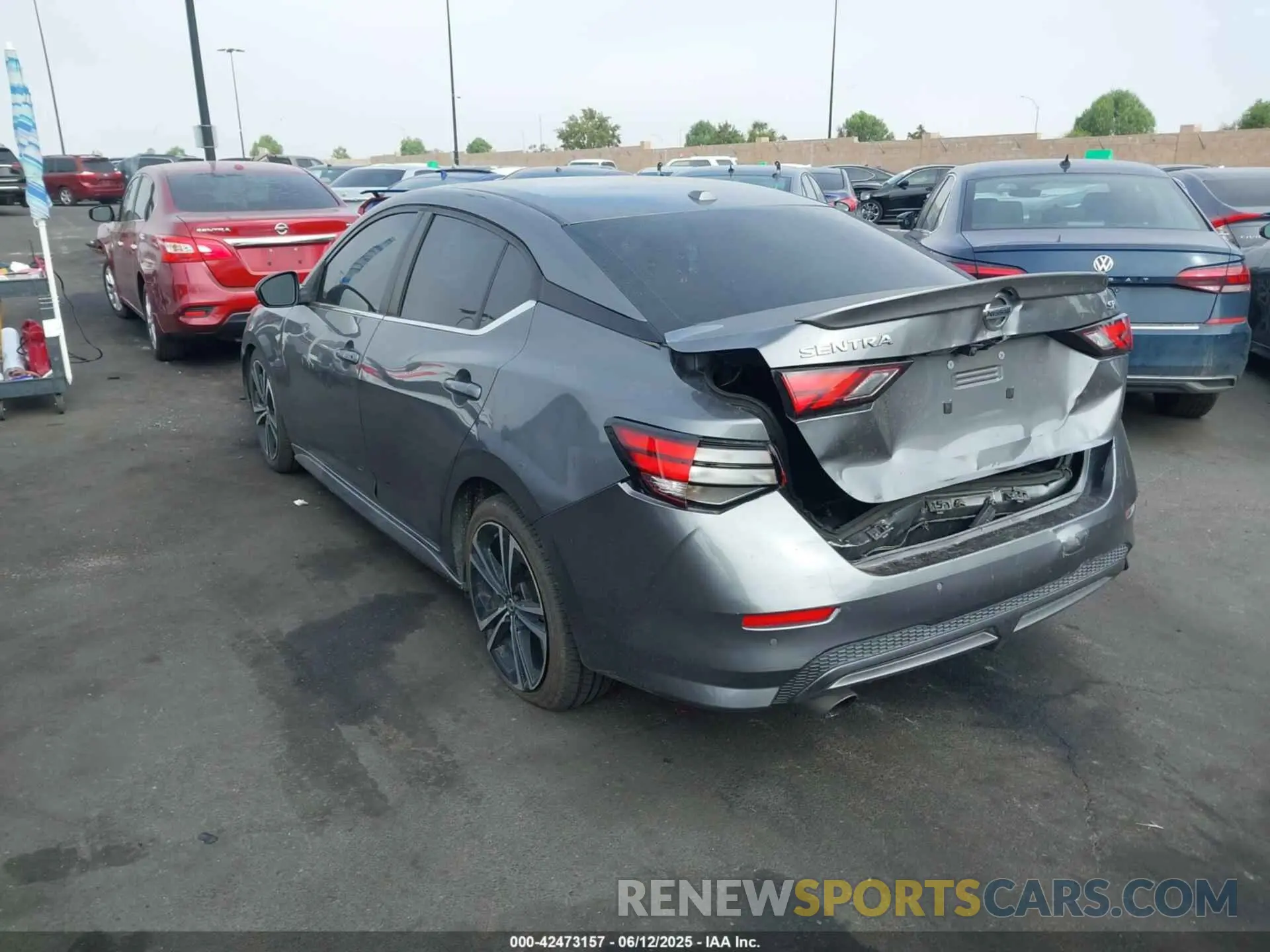 13 Photograph of a damaged car 3N1AB8DV0LY226491 NISSAN SENTRA 2020