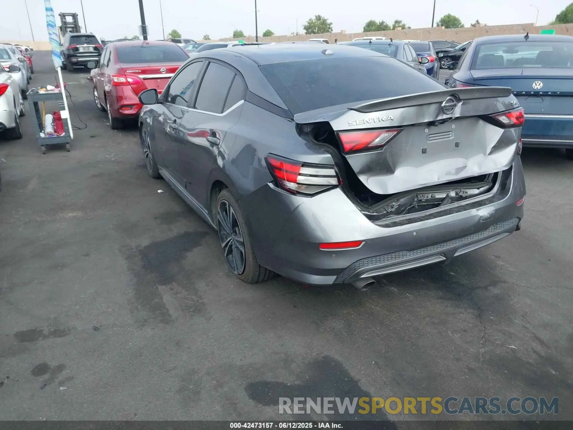 3 Photograph of a damaged car 3N1AB8DV0LY226491 NISSAN SENTRA 2020