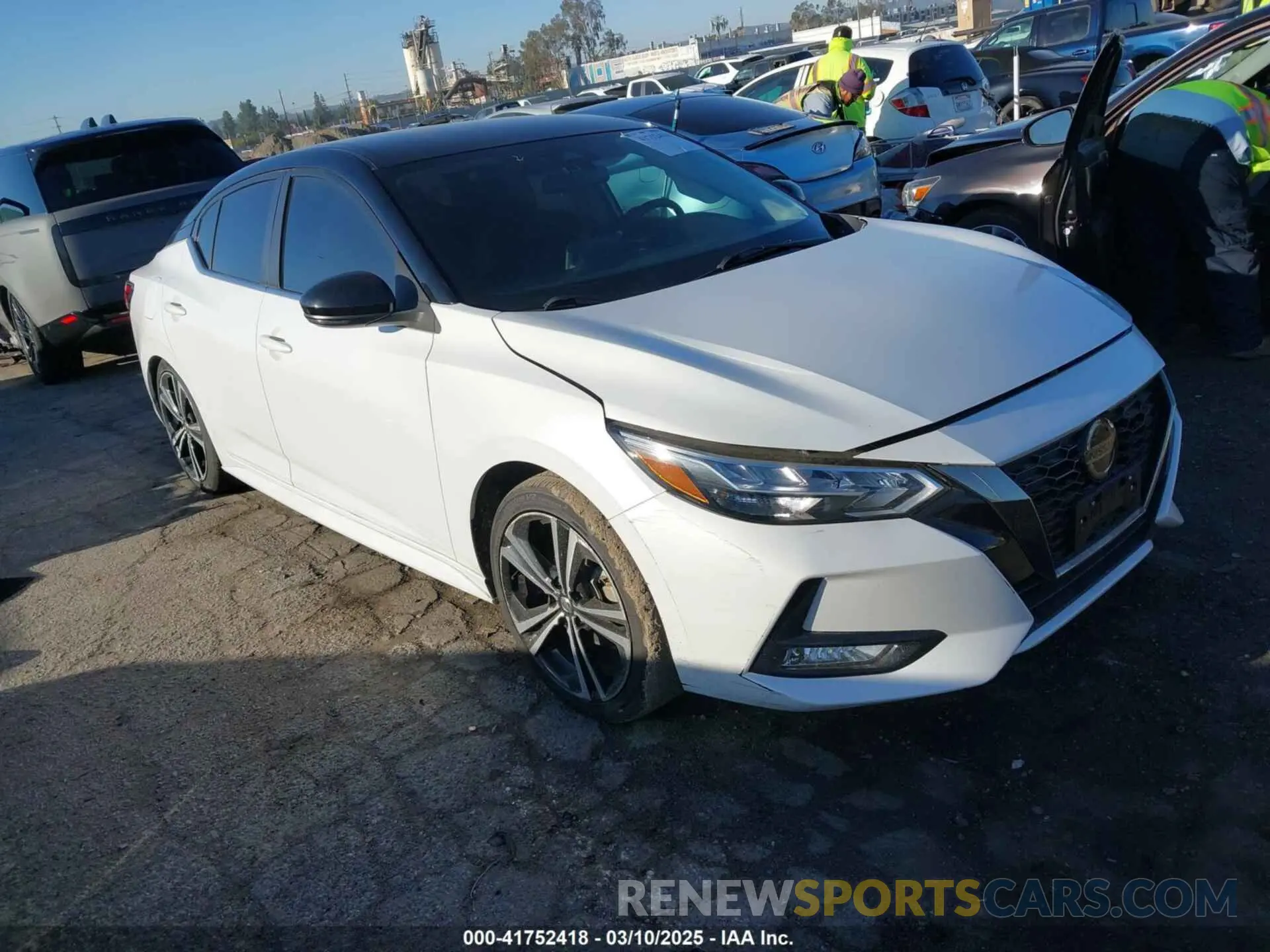 1 Photograph of a damaged car 3N1AB8DV0LY261421 NISSAN SENTRA 2020