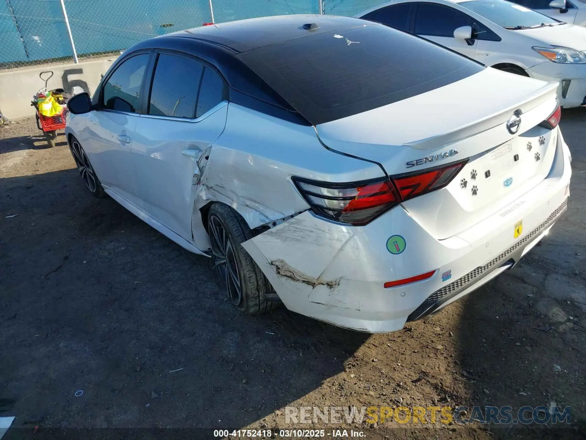 3 Photograph of a damaged car 3N1AB8DV0LY261421 NISSAN SENTRA 2020