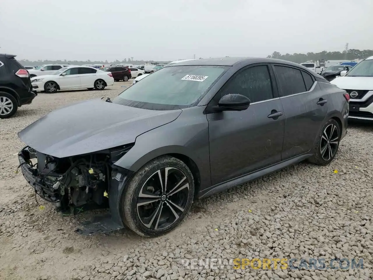 1 Photograph of a damaged car 3N1AB8DV0LY301965 NISSAN SENTRA 2020