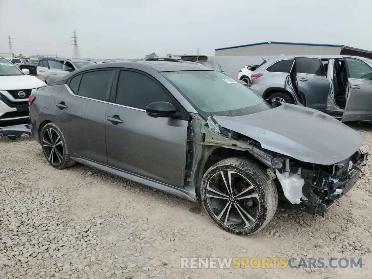 4 Photograph of a damaged car 3N1AB8DV0LY301965 NISSAN SENTRA 2020