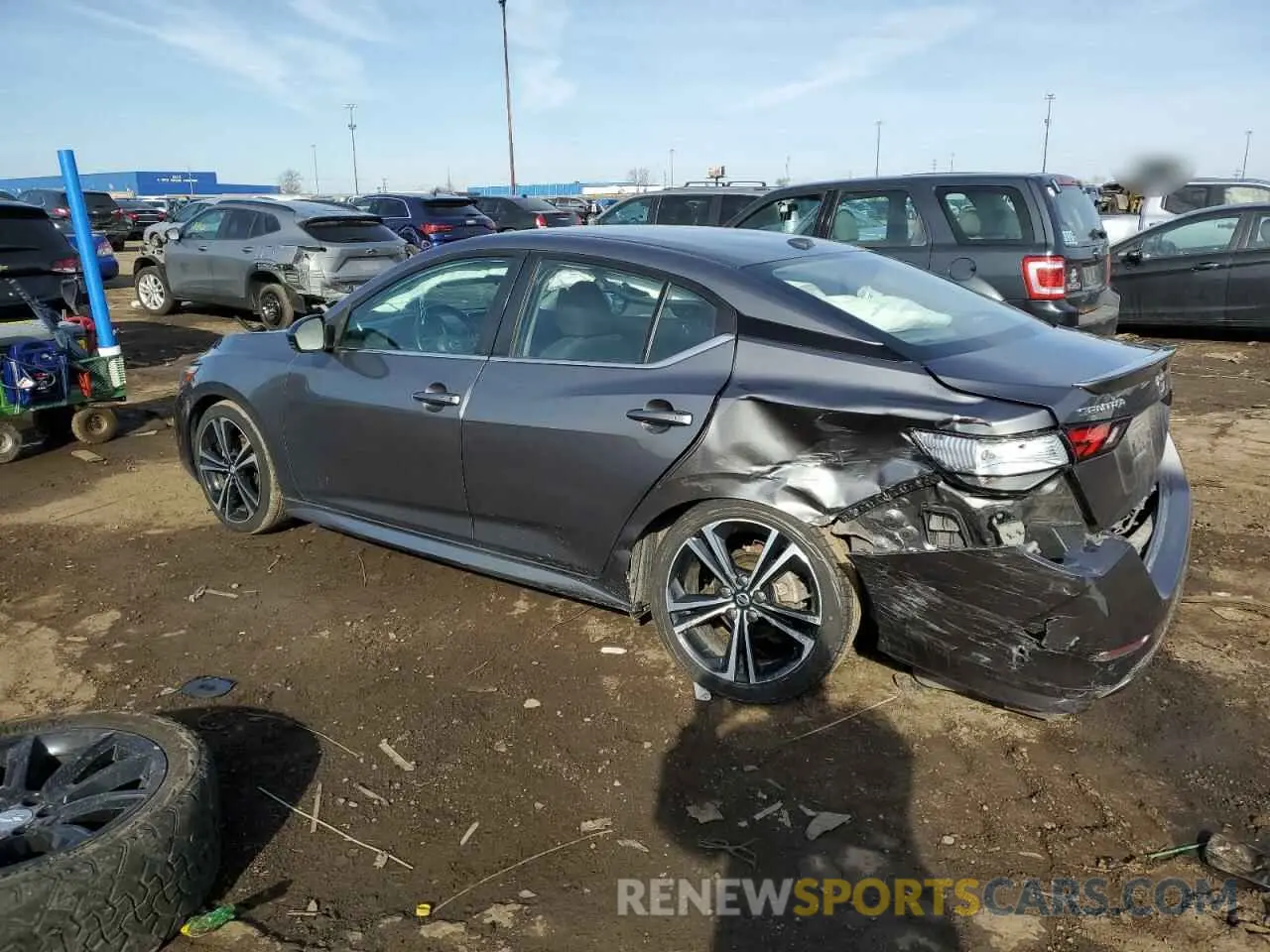 2 Photograph of a damaged car 3N1AB8DV2LY267849 NISSAN SENTRA 2020