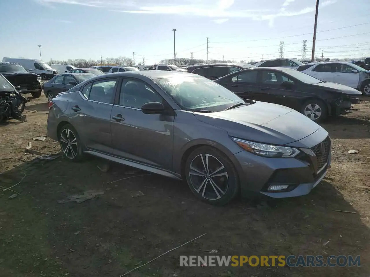 4 Photograph of a damaged car 3N1AB8DV2LY267849 NISSAN SENTRA 2020