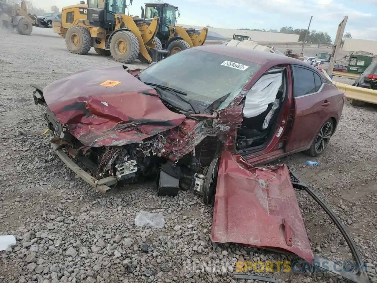 1 Фотография поврежденного автомобиля 3N1AB8DV2LY290645 NISSAN SENTRA 2020