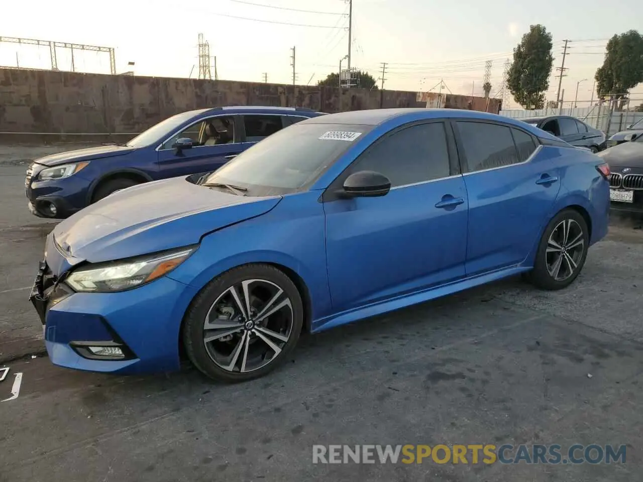1 Photograph of a damaged car 3N1AB8DV5LY216992 NISSAN SENTRA 2020