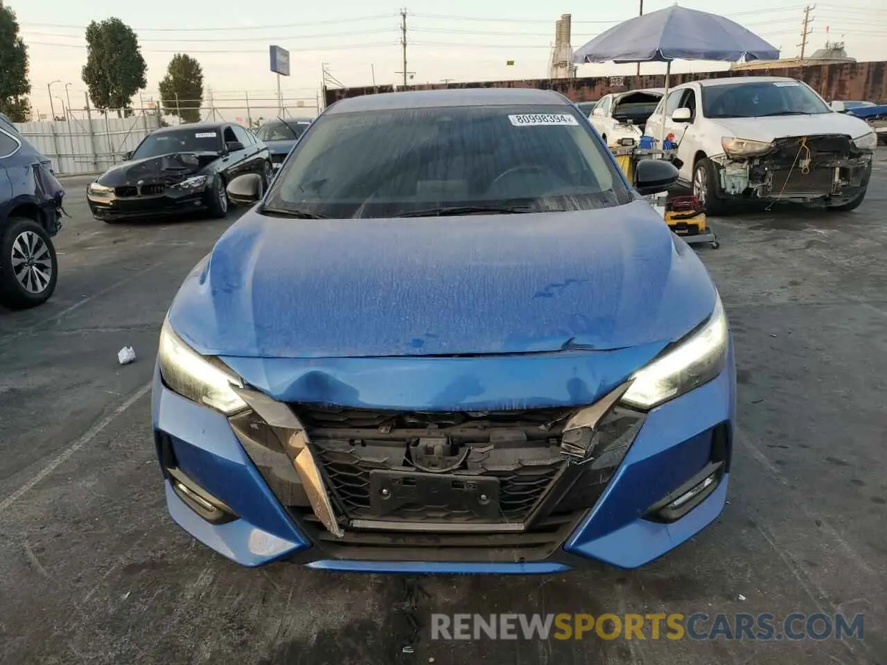 5 Photograph of a damaged car 3N1AB8DV5LY216992 NISSAN SENTRA 2020