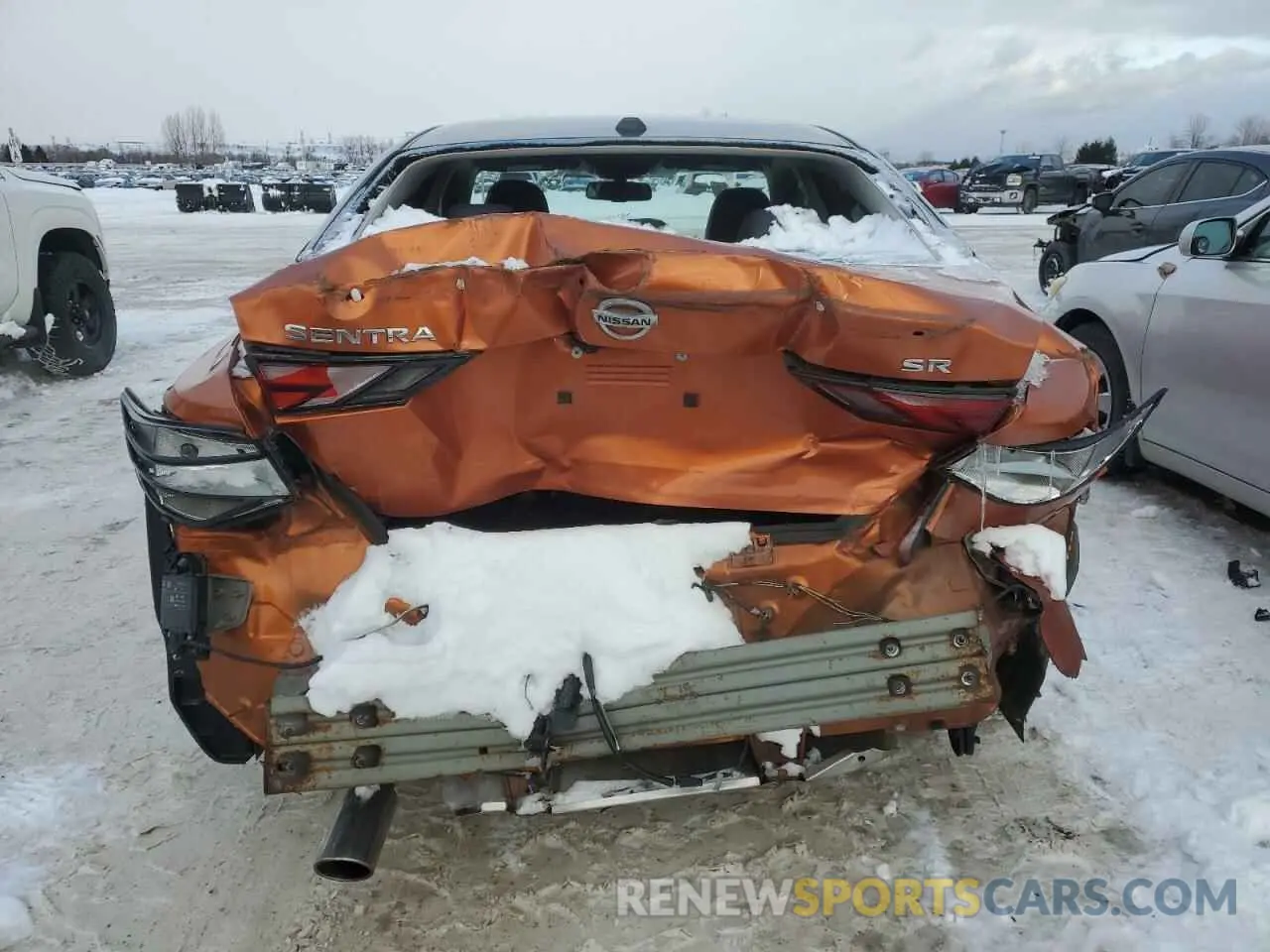 6 Photograph of a damaged car 3N1AB8DV5LY275248 NISSAN SENTRA 2020
