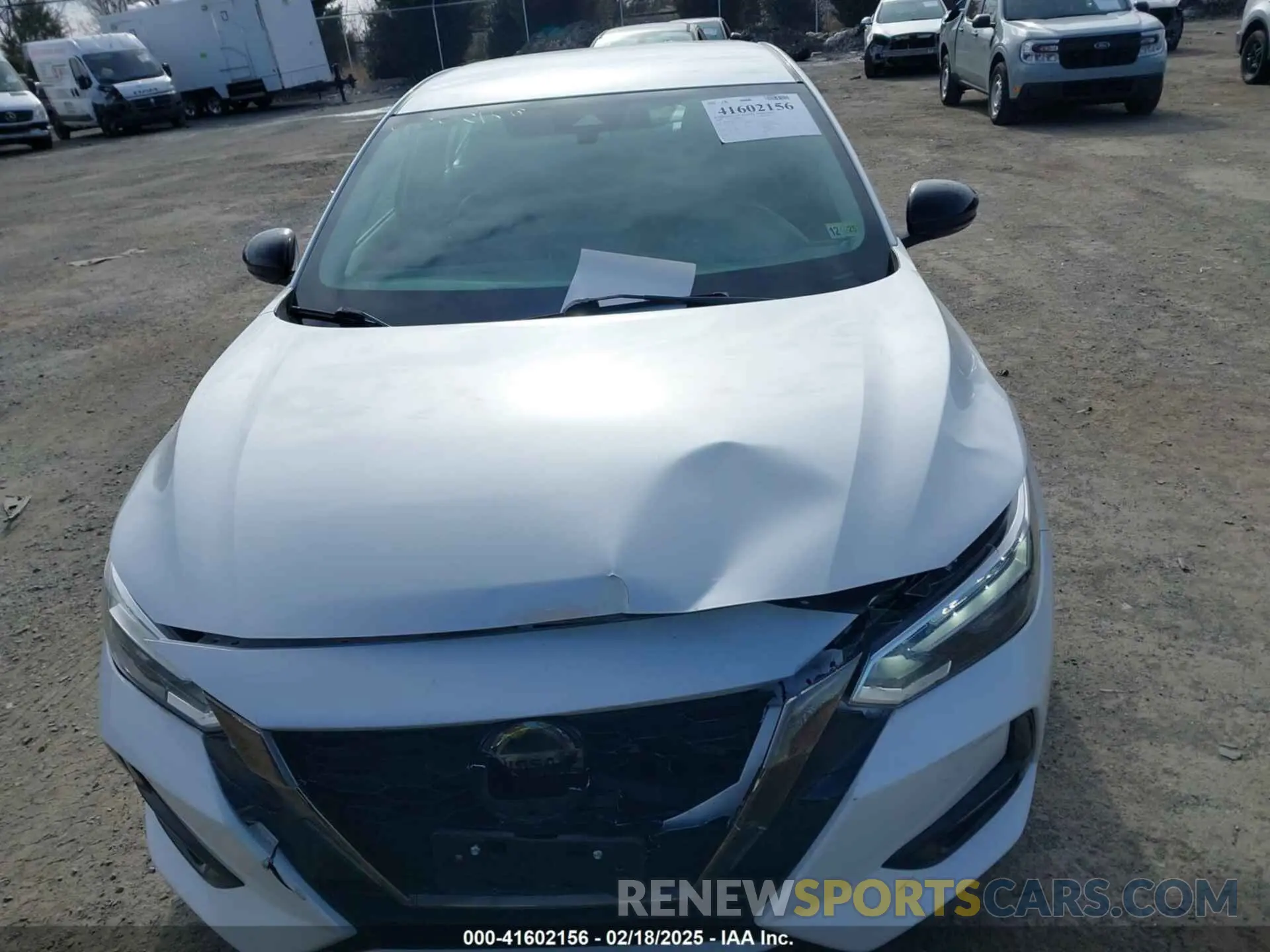 12 Photograph of a damaged car 3N1AB8DV6LY218217 NISSAN SENTRA 2020