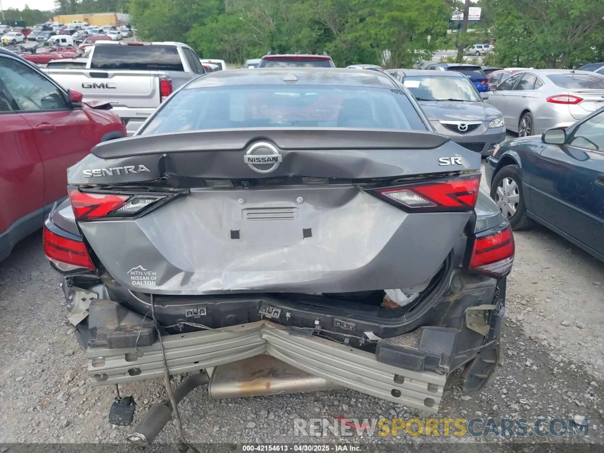 16 Photograph of a damaged car 3N1AB8DV6LY275839 NISSAN SENTRA 2020