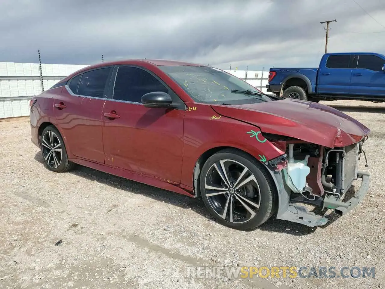 4 Photograph of a damaged car 3N1AB8DV6LY302165 NISSAN SENTRA 2020