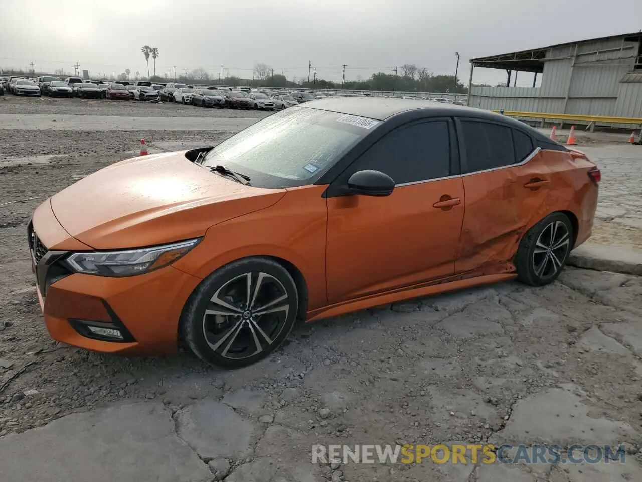 1 Photograph of a damaged car 3N1AB8DV7LY217142 NISSAN SENTRA 2020