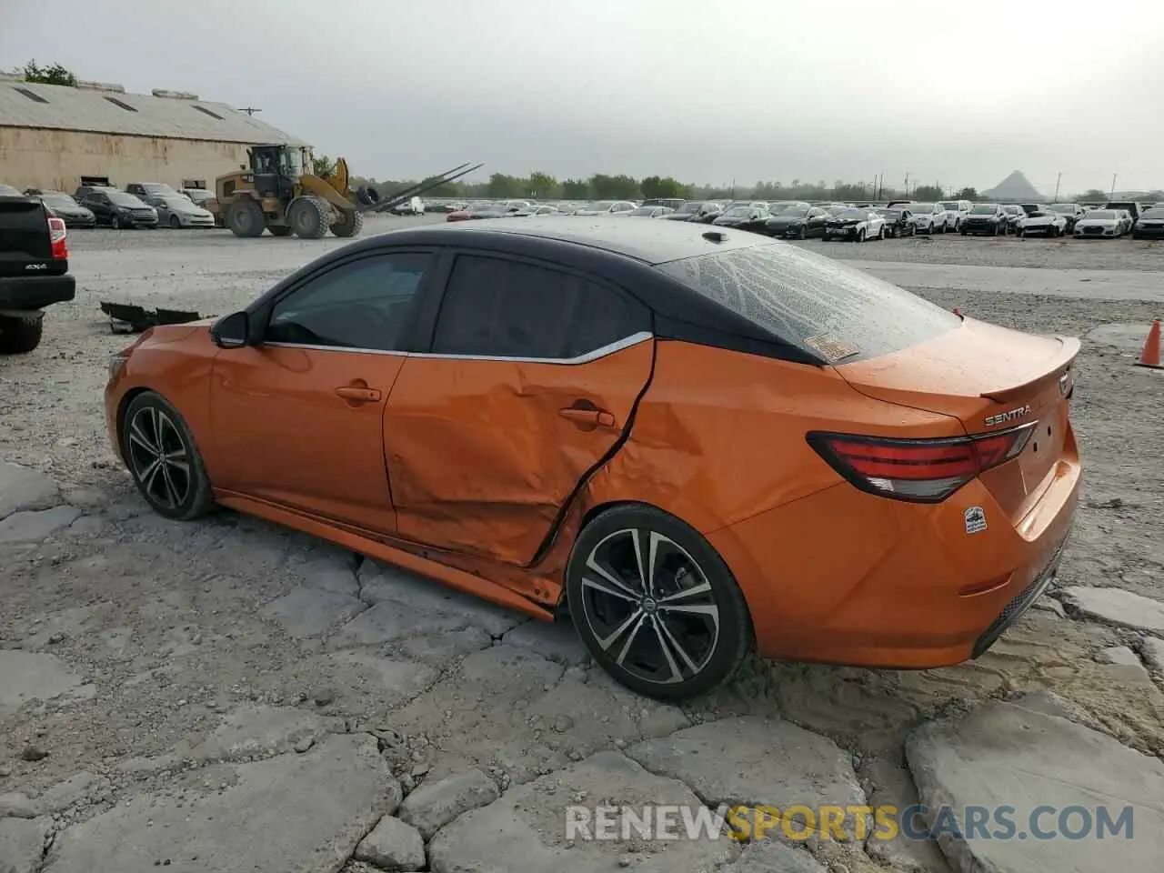 2 Photograph of a damaged car 3N1AB8DV7LY217142 NISSAN SENTRA 2020