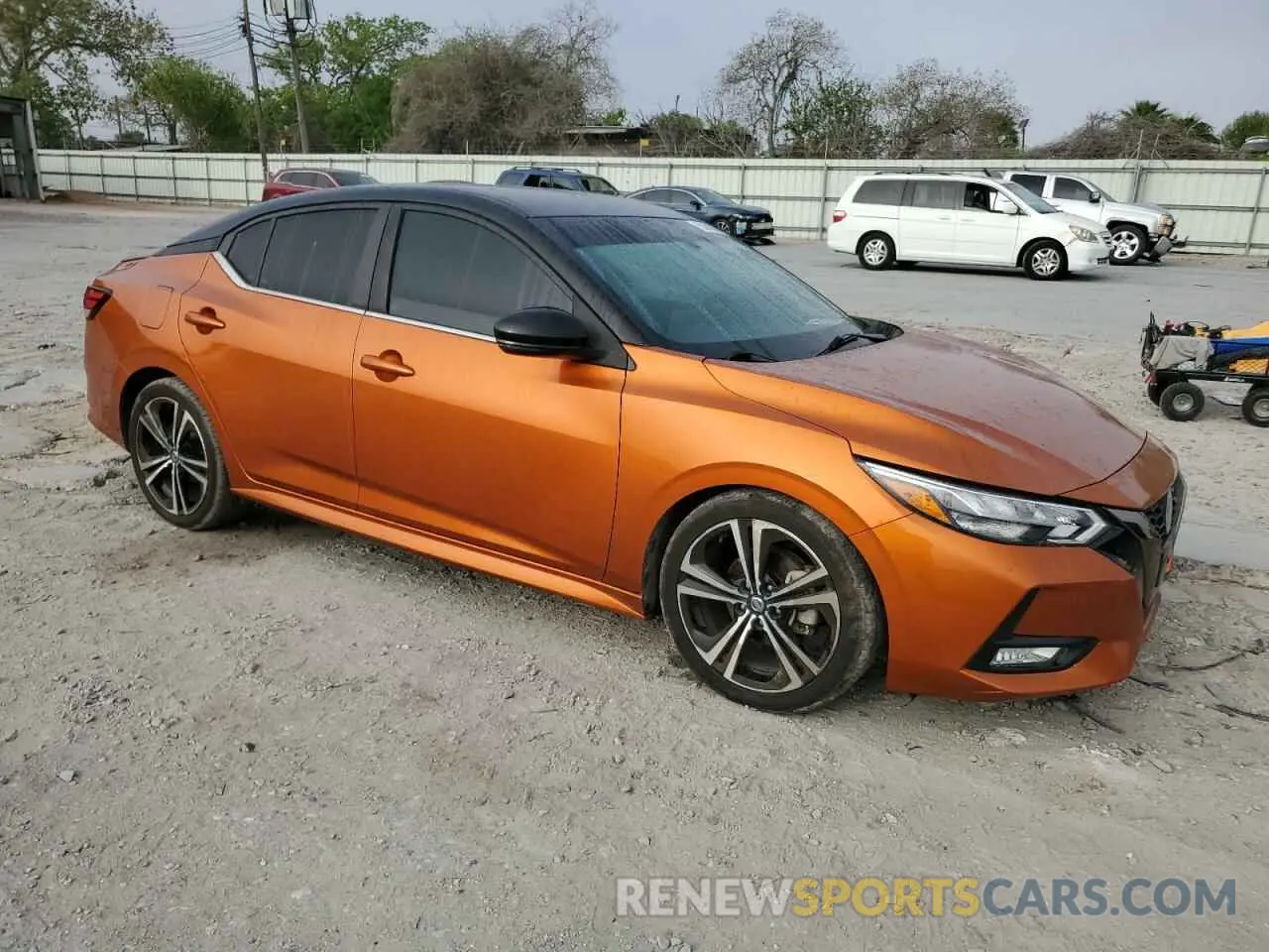 4 Photograph of a damaged car 3N1AB8DV7LY217142 NISSAN SENTRA 2020