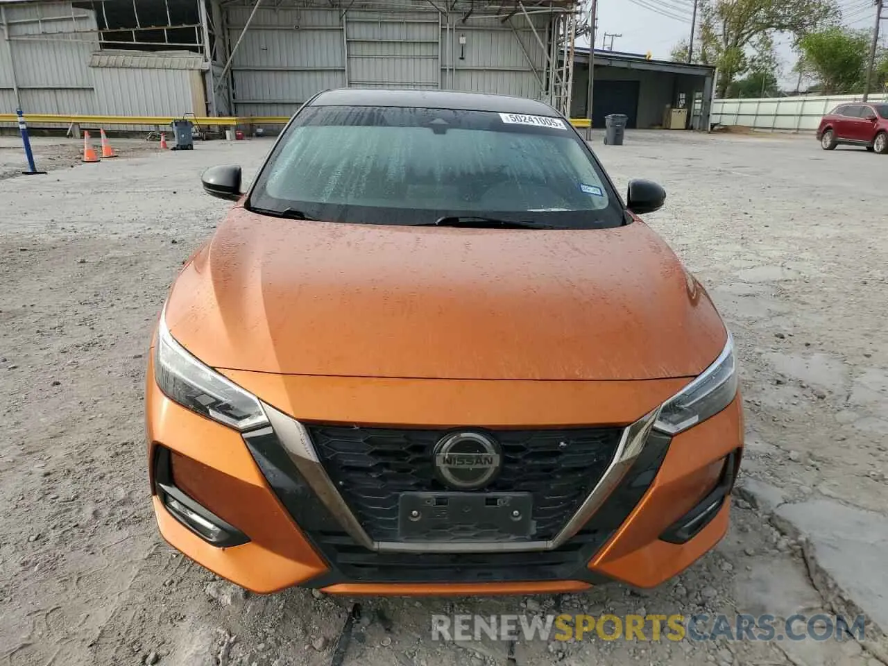 5 Photograph of a damaged car 3N1AB8DV7LY217142 NISSAN SENTRA 2020