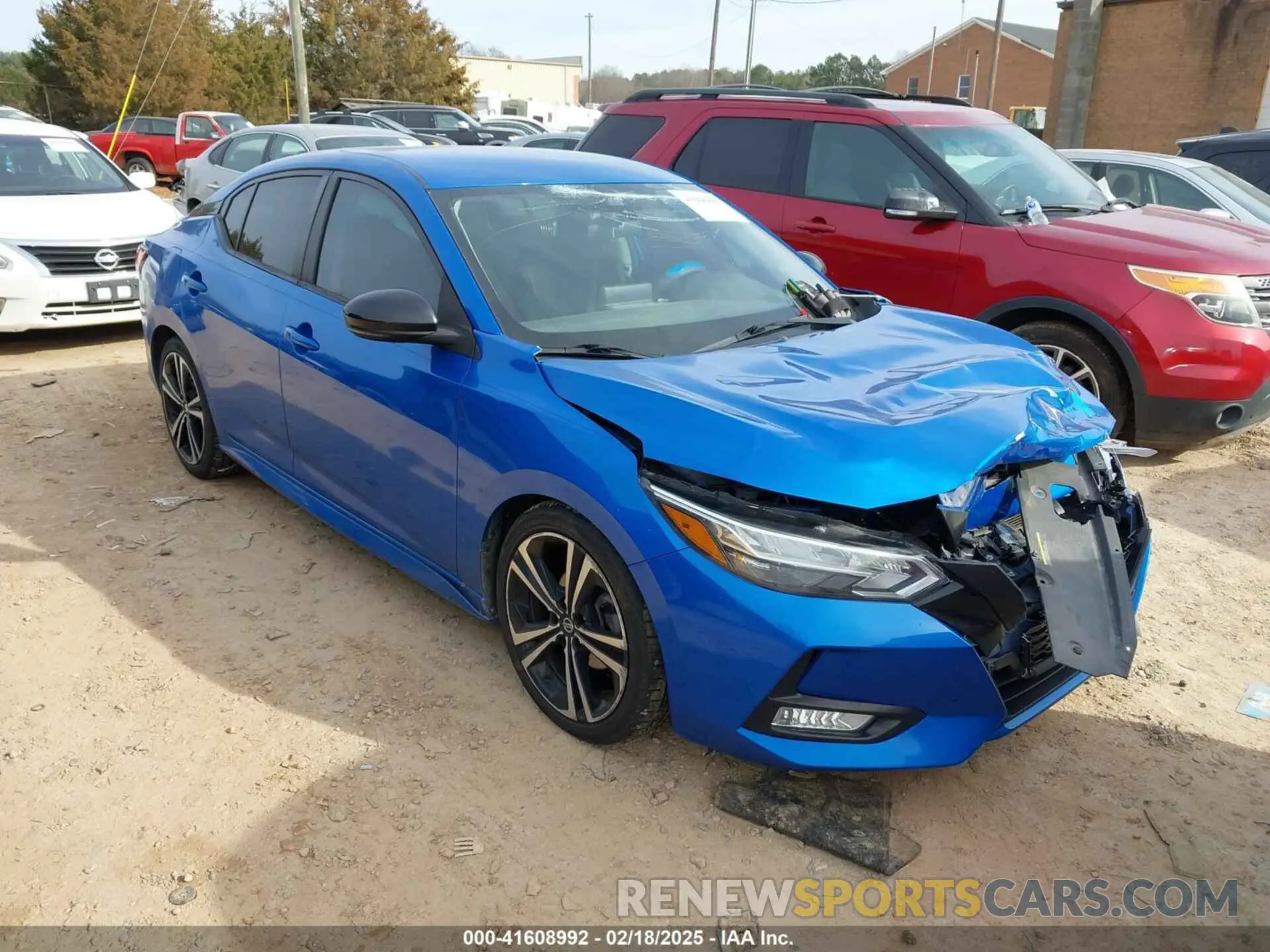 1 Фотография поврежденного автомобиля 3N1AB8DV9LY208300 NISSAN SENTRA 2020