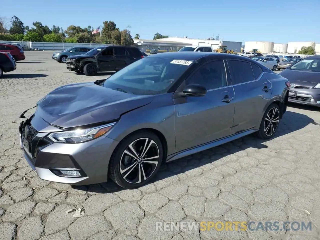 1 Photograph of a damaged car 3N1AB8DV9LY255584 NISSAN SENTRA 2020