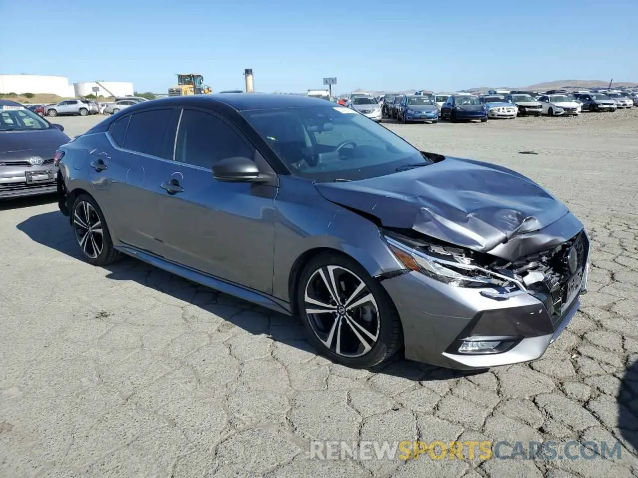 4 Photograph of a damaged car 3N1AB8DV9LY255584 NISSAN SENTRA 2020