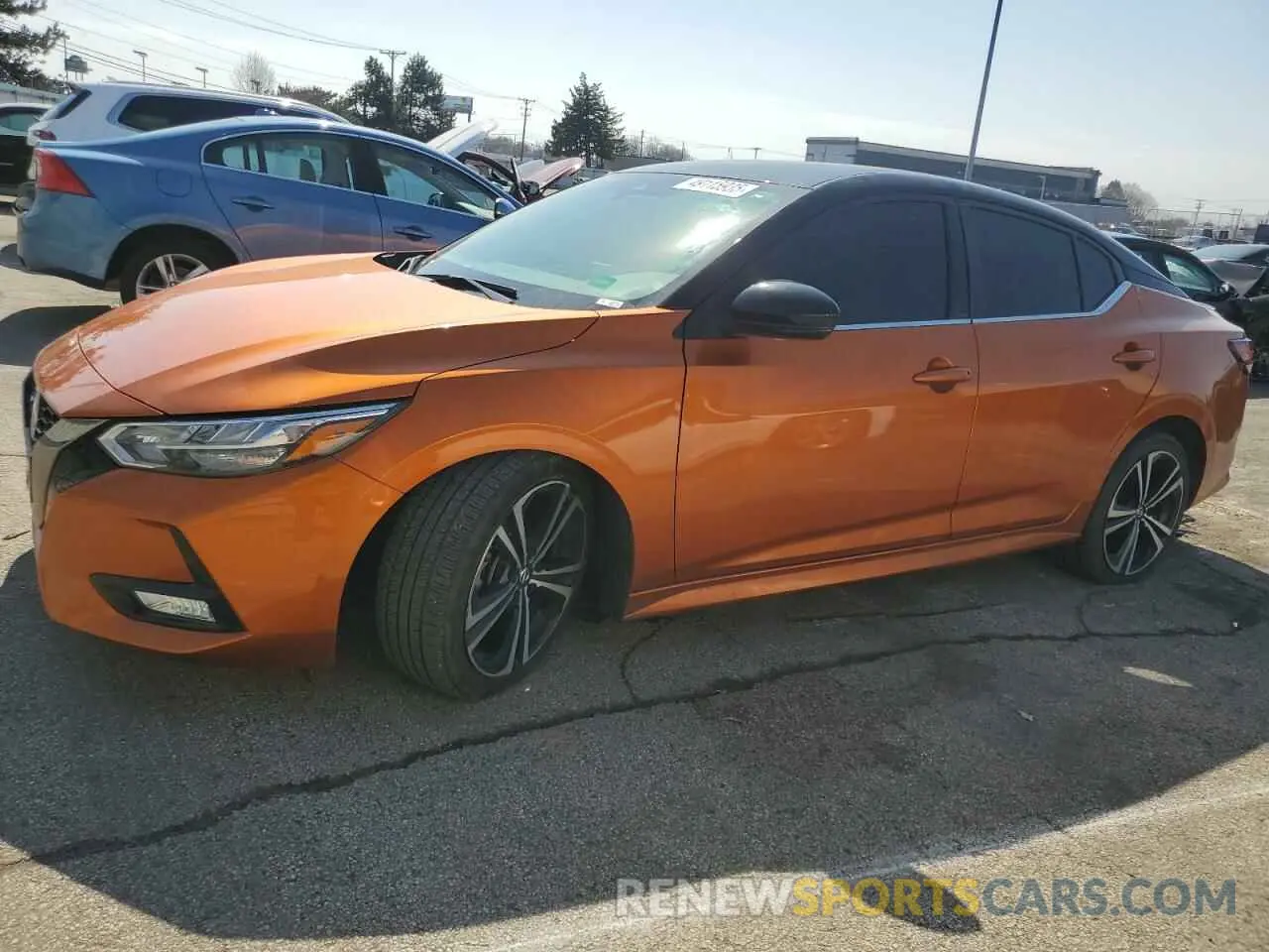 1 Photograph of a damaged car 3N1AB8DV9LY263071 NISSAN SENTRA 2020