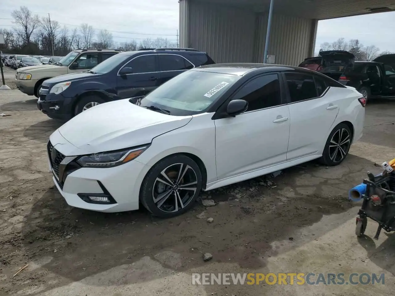1 Photograph of a damaged car 3N1AB8DV9LY311152 NISSAN SENTRA 2020