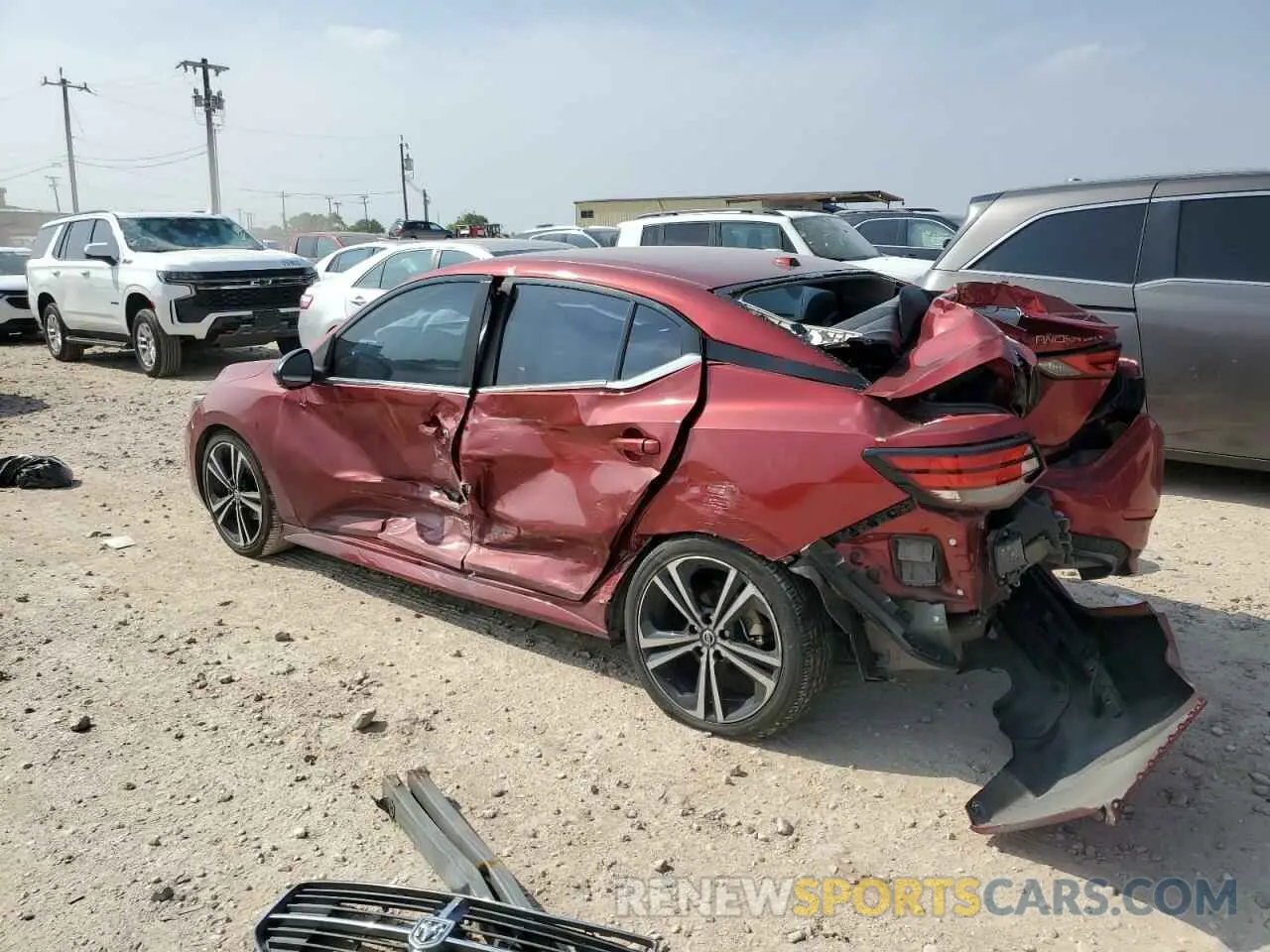 2 Фотография поврежденного автомобиля 3N1AB8DVXLY266366 NISSAN SENTRA 2020