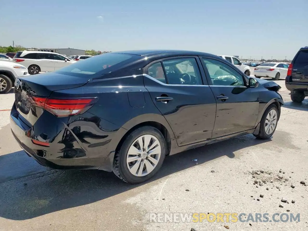 3 Photograph of a damaged car 3N1AB8BV0MY228133 NISSAN SENTRA 2021