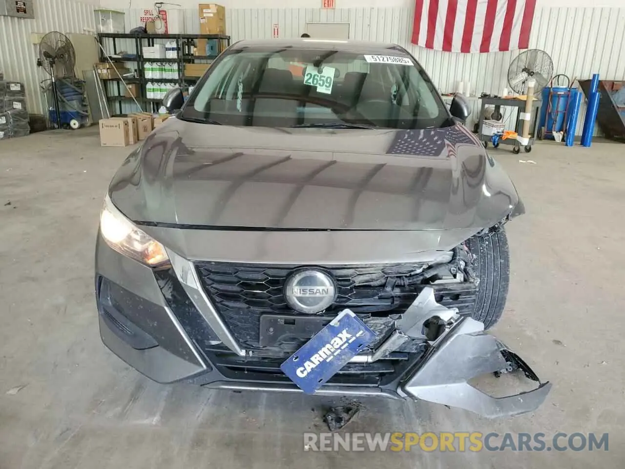 5 Photograph of a damaged car 3N1AB8BV1MY279656 NISSAN SENTRA 2021
