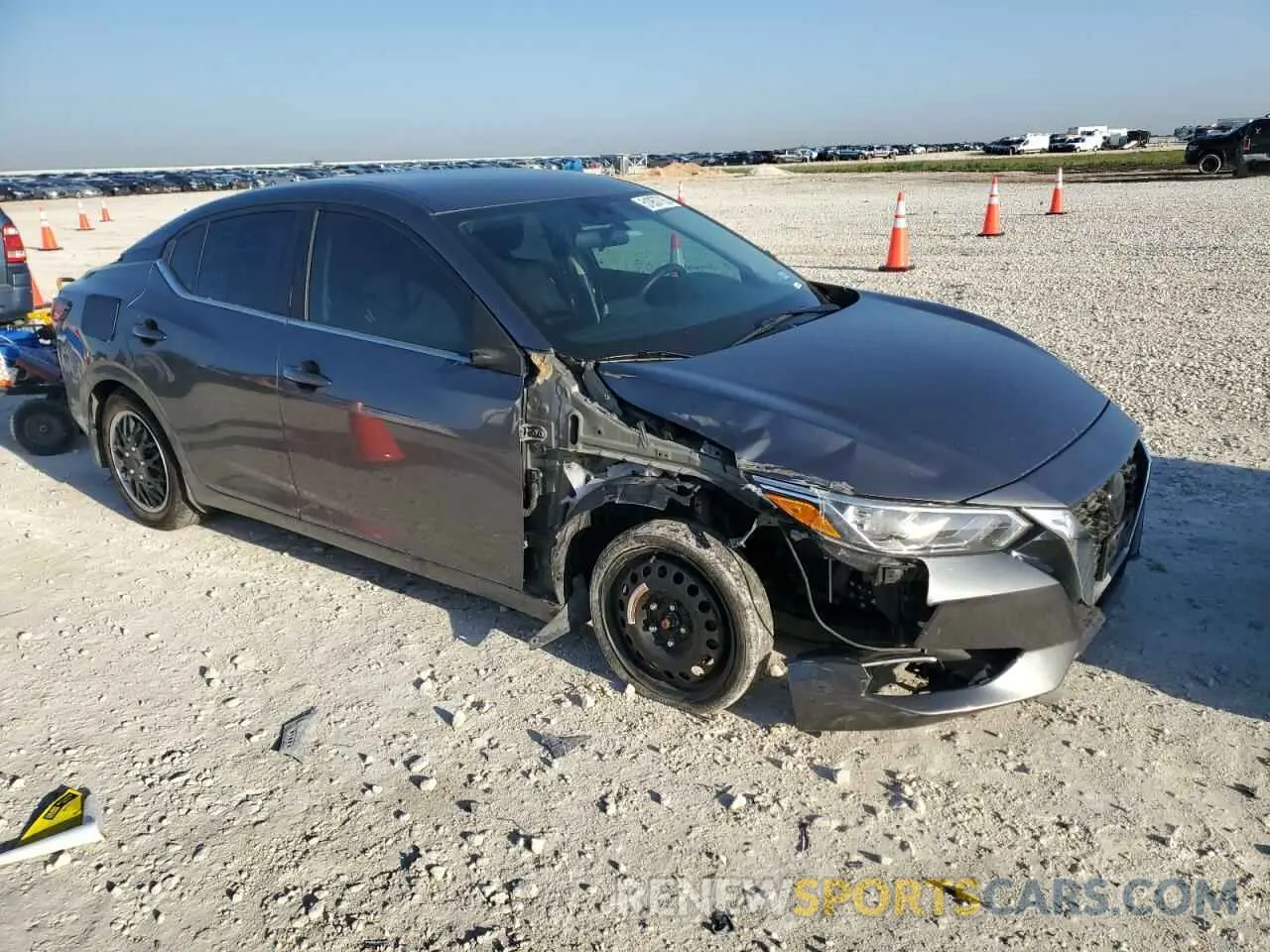 4 Photograph of a damaged car 3N1AB8BV4MY252676 NISSAN SENTRA 2021