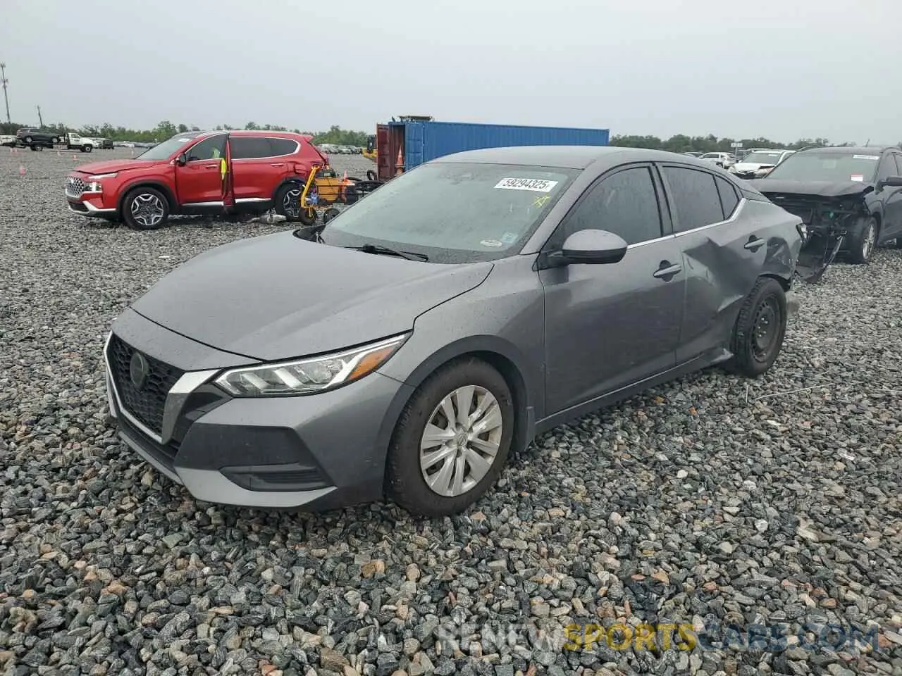 1 Photograph of a damaged car 3N1AB8BV4MY254590 NISSAN SENTRA 2021