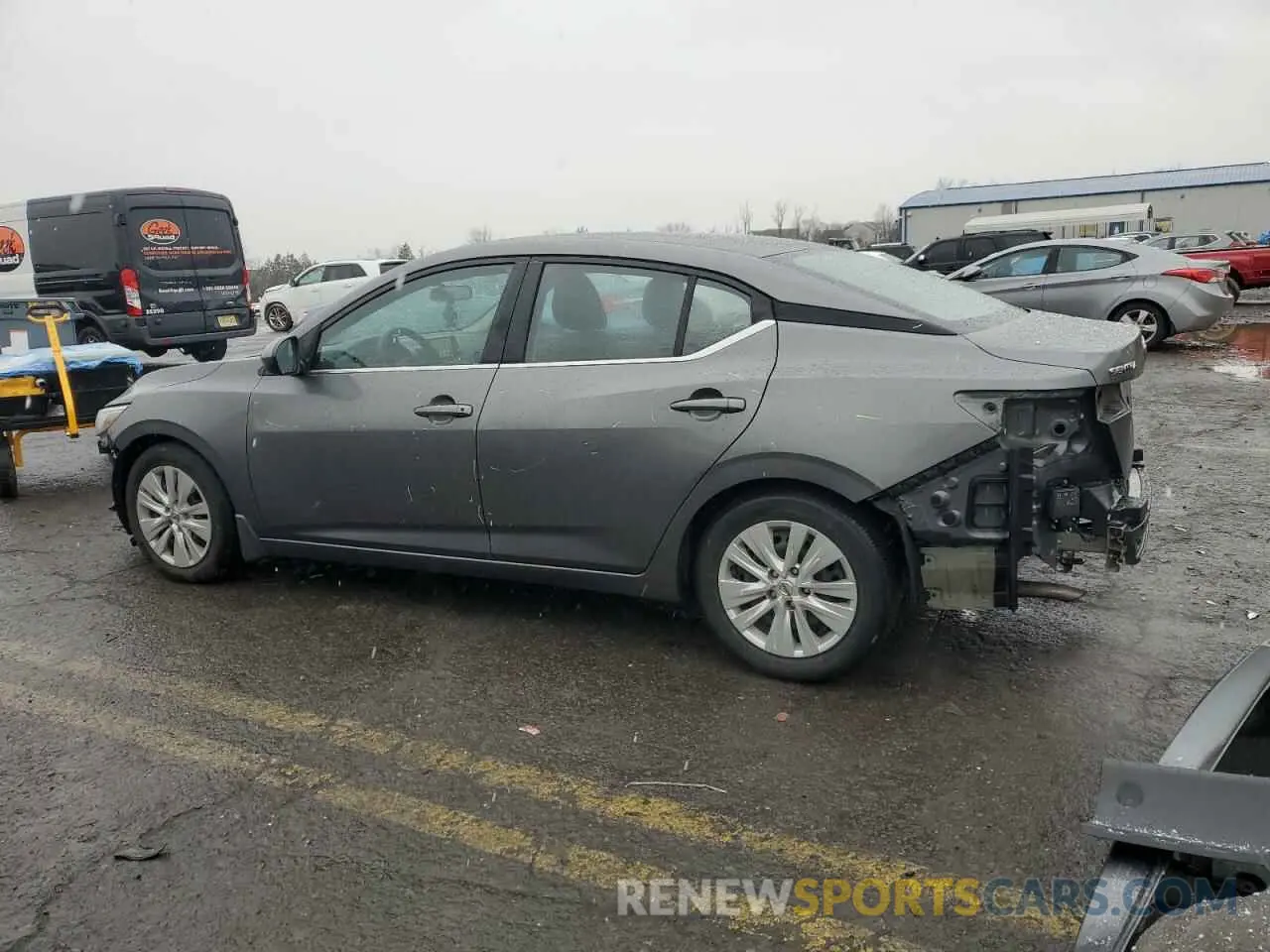 2 Photograph of a damaged car 3N1AB8BV4MY278632 NISSAN SENTRA 2021