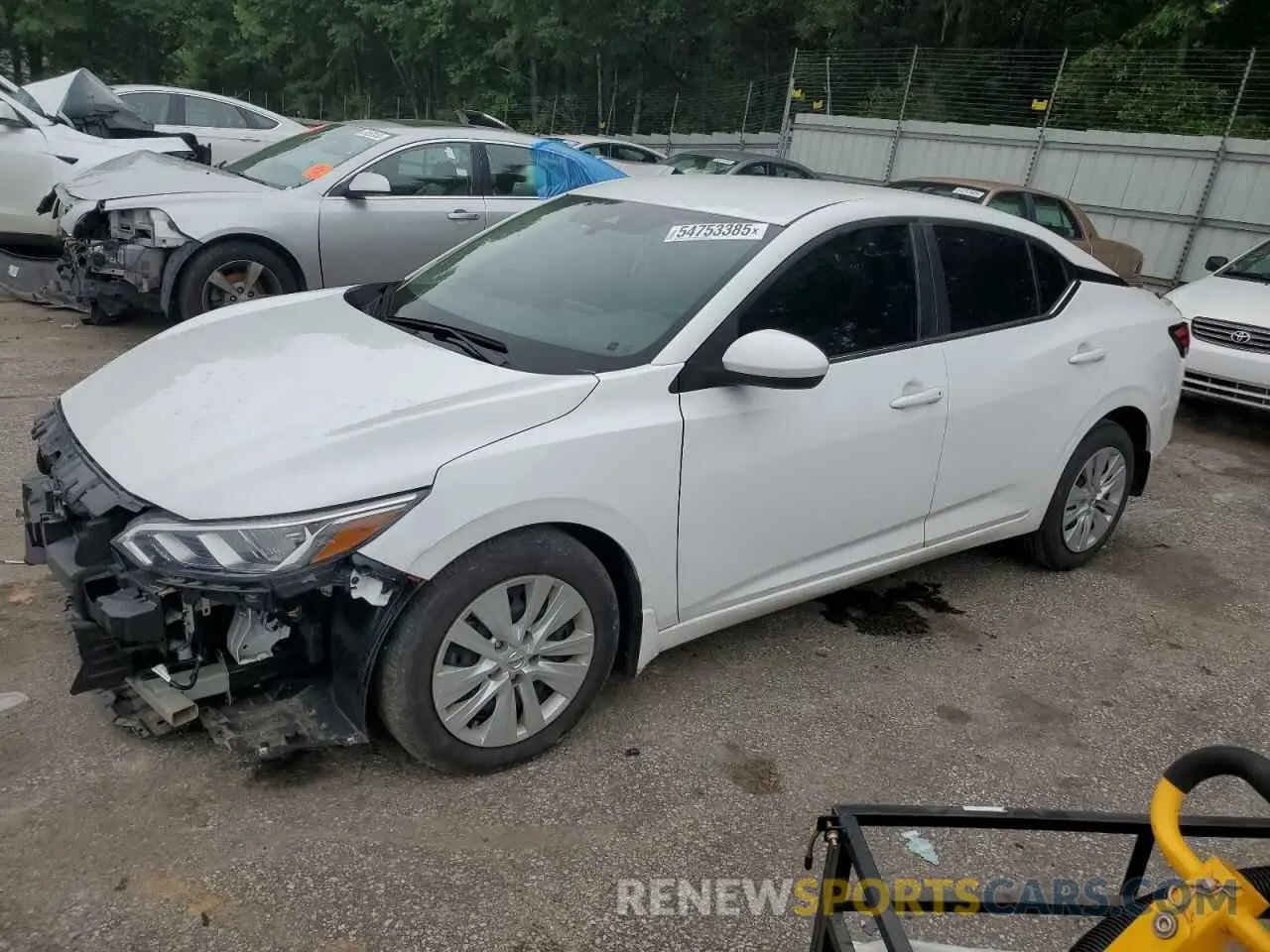 1 Photograph of a damaged car 3N1AB8BV4MY323164 NISSAN SENTRA 2021
