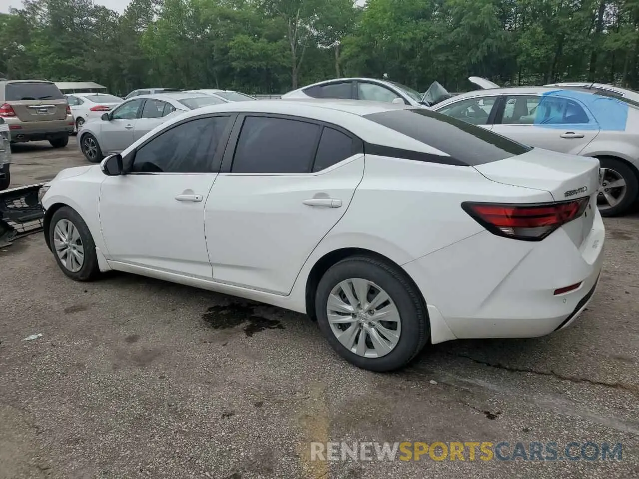2 Photograph of a damaged car 3N1AB8BV4MY323164 NISSAN SENTRA 2021