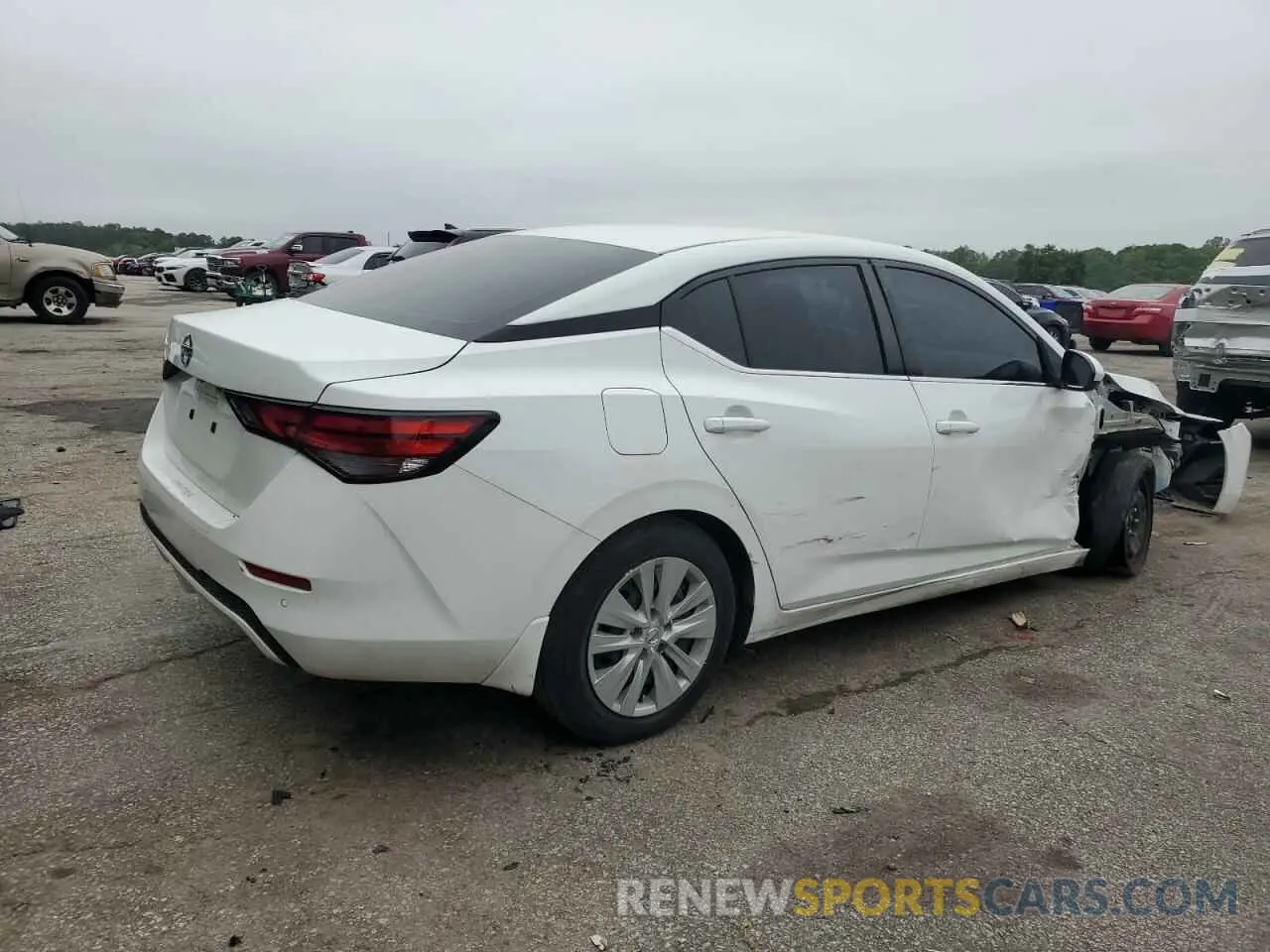 3 Photograph of a damaged car 3N1AB8BV4MY323164 NISSAN SENTRA 2021