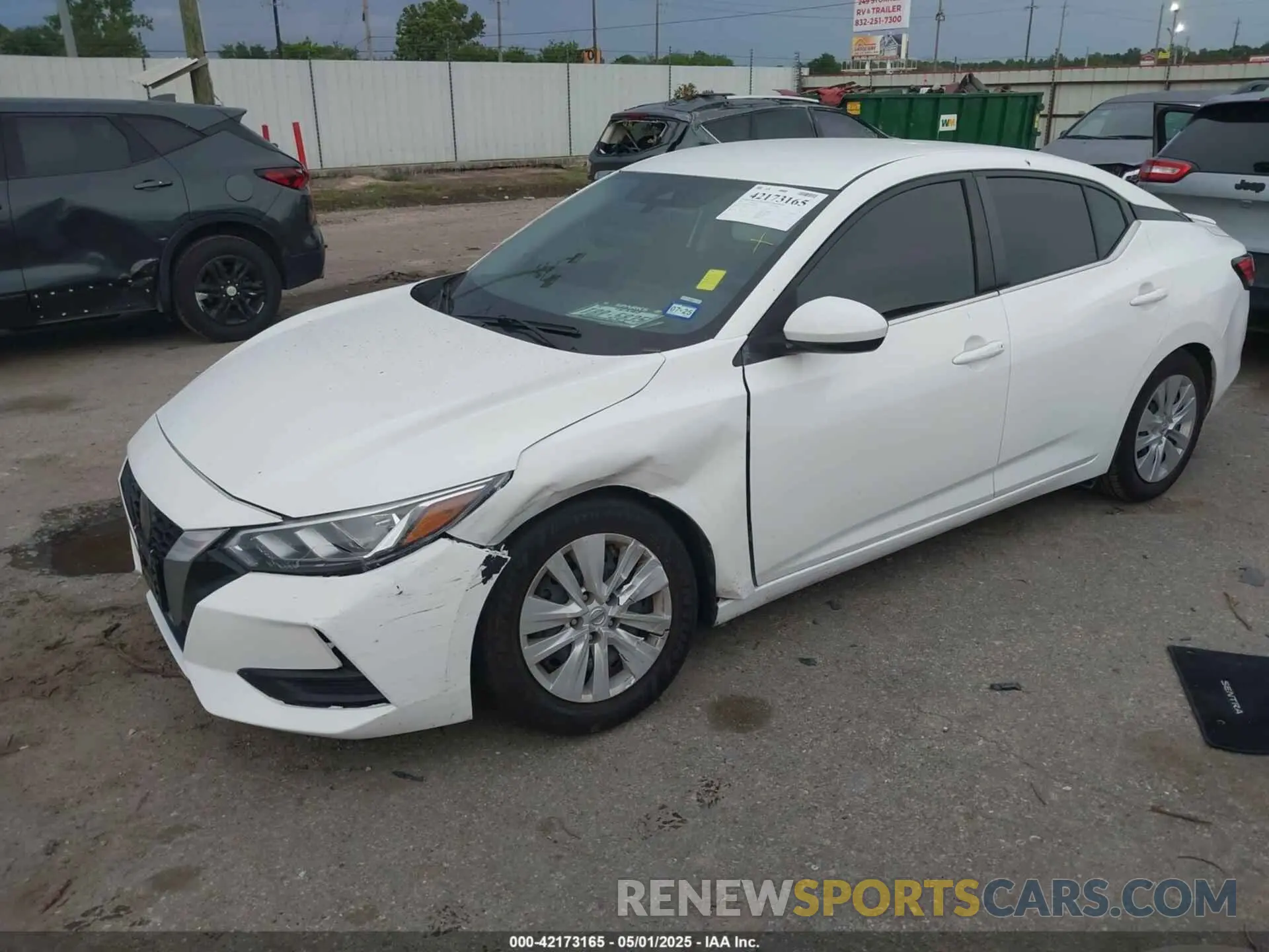 2 Photograph of a damaged car 3N1AB8BV5MY255151 NISSAN SENTRA 2021