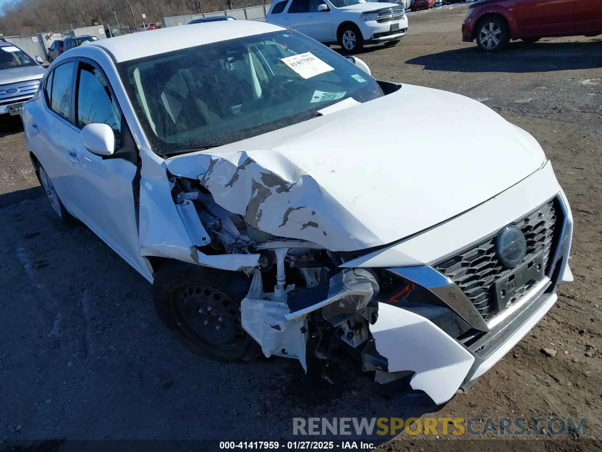 1 Photograph of a damaged car 3N1AB8BV5MY312139 NISSAN SENTRA 2021
