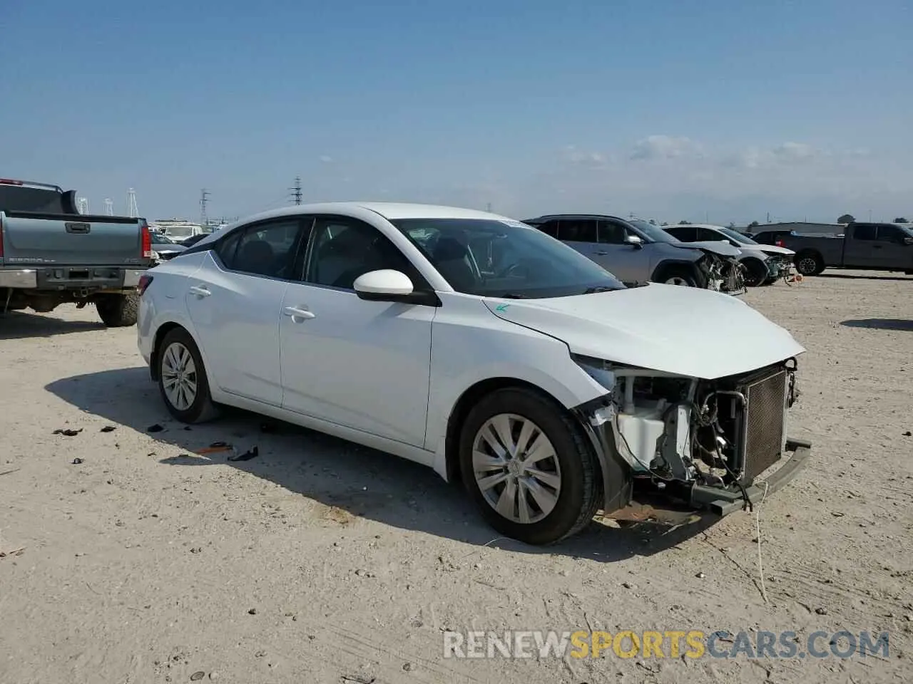 4 Photograph of a damaged car 3N1AB8BV6MY288126 NISSAN SENTRA 2021