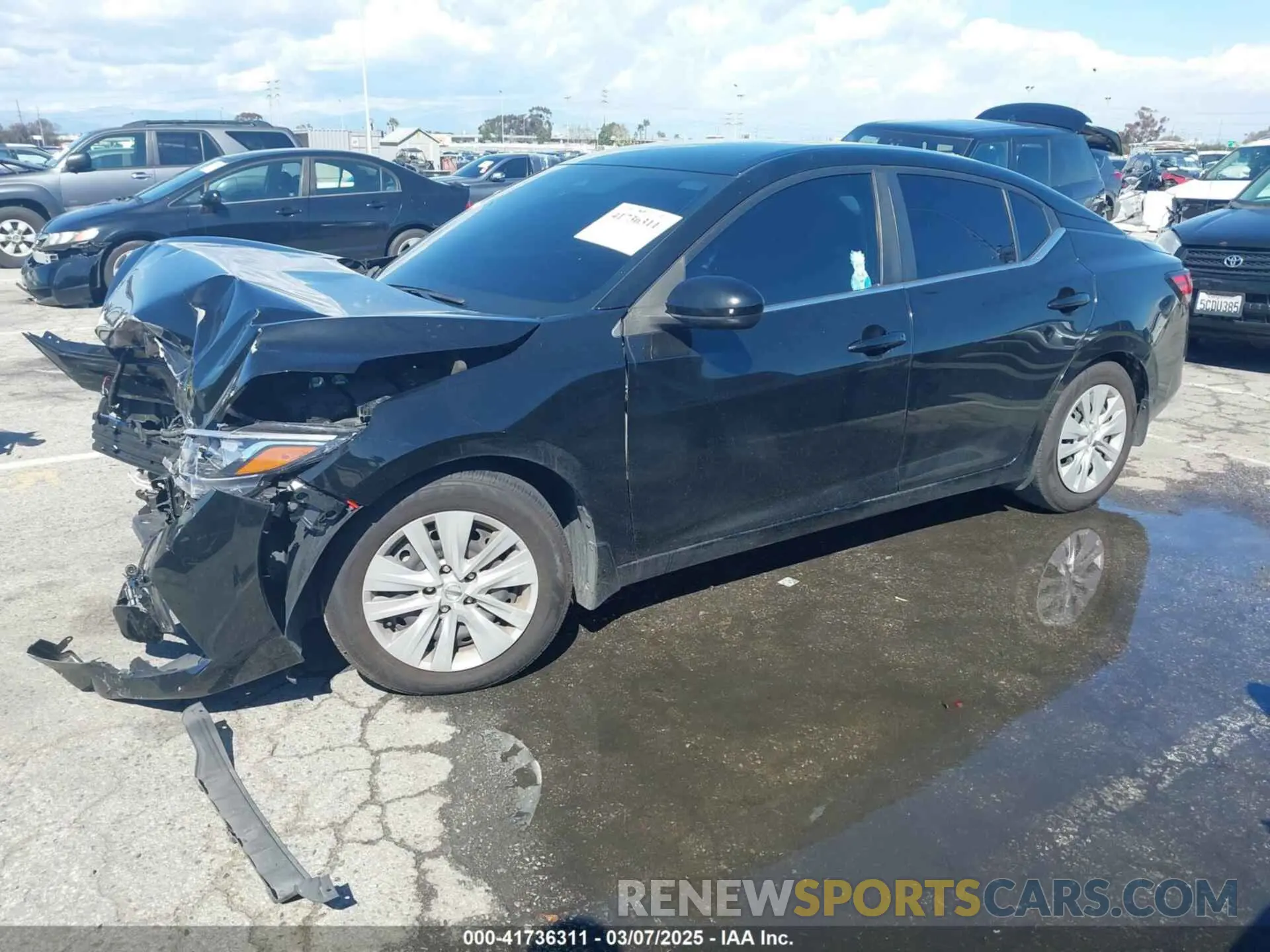 2 Фотография поврежденного автомобиля 3N1AB8BV7MY211345 NISSAN SENTRA 2021